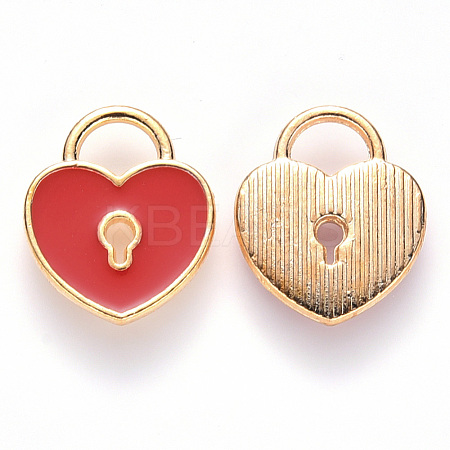 Alloy Enamel Charms X-ENAM-S121-039-1