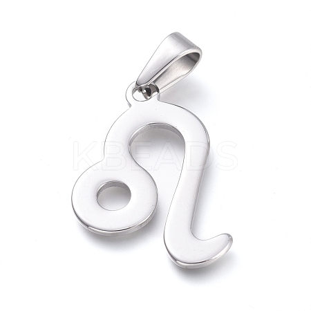 Non-Tarnish 304 Stainless Steel Pendants STAS-L210-06D-P-1