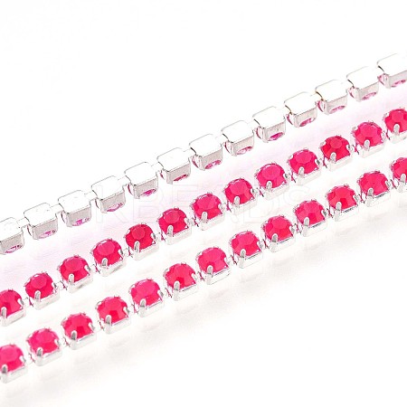 Iron Rhinestone Cup Chains CH-T006-01A-05-1