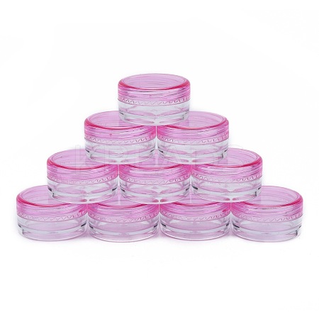 3G PS Plastic Empty Portable Facial Cream Jar MRMJ-WH0020-01B-1