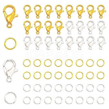 200Pcs Zinc Alloy Lobster Claw Clasps DIY-YW0010-30-1