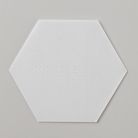 Transparent Acrylic Blank Place Cards AJEW-WH0347-92B-1