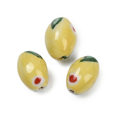 Handmade Porcelain Beads PORC-I029-01-1