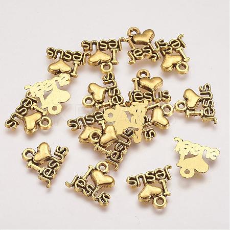 Tibetan Style Alloy Pendants PALLOY-2390-AG-LF-1