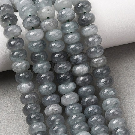 Natural White Jade Beads Strands G-E507-01-12-1