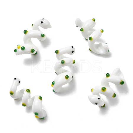 Handmade Lampwork Enamel Beads LAMP-K039-35G-1
