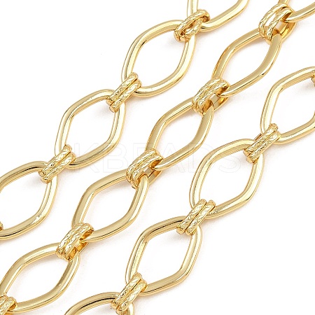 Brass Rhombus Link Chains CHC-L054-09G-1
