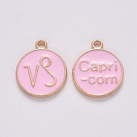 Alloy Enamel Pendants ENAM-S124-01B-09E-1