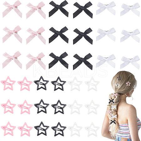36Pcs 6 Styles Iron Hair Clips PHAR-CY0001-04-1