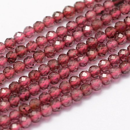 Natural Garnet Beads Strands LS-G-F460-59-1