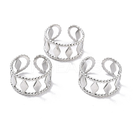 Tarnish Resistant 304 Stainless Steel Finger Rings RJEW-L102-13P-1