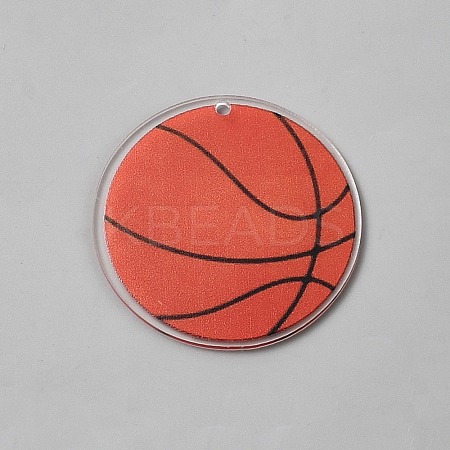 Printed Acrylic Pendants OACR-WH20008-08C-1