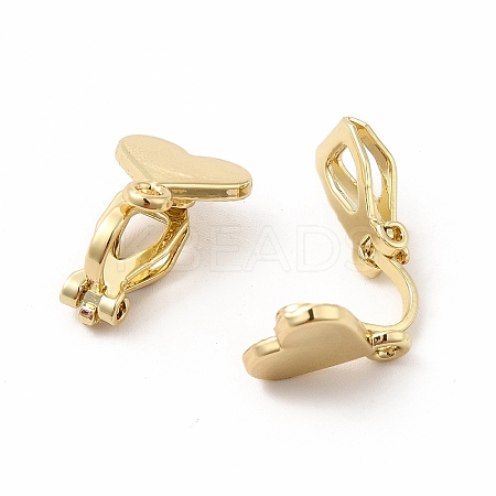 Alloy Clip-on Earring Findings LS-PALLOY-M208-01G-1