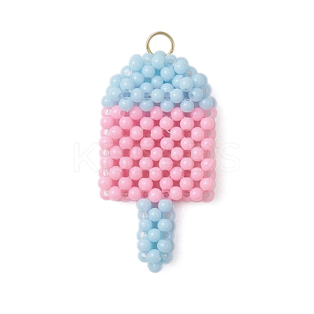 Opaque Acrylic Pendants PALLOY-CJ00148-1