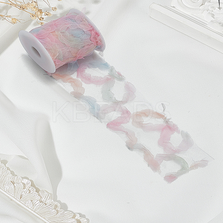 5 Yards Polyester Lace Trim OCOR-LP0006-04A-1
