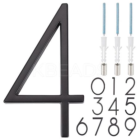 Zinc Alloy Number Sign Labels FIND-WH0061-83E-1