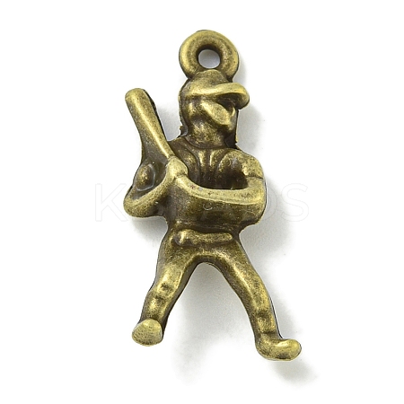 Tibetan Style Alloy Pendants TIBE-I026-6006AB-1