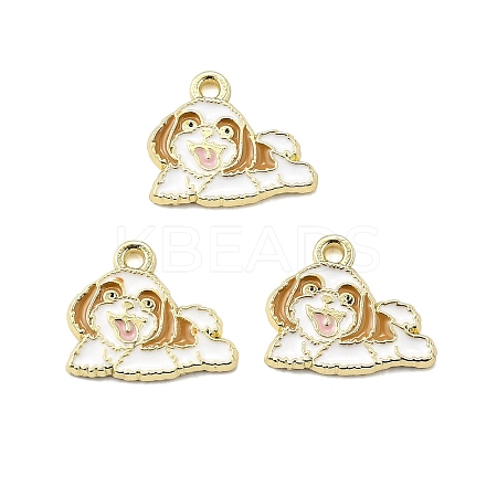 Zinc Alloy Enamel Pendants FIND-Z080-01G-03-1