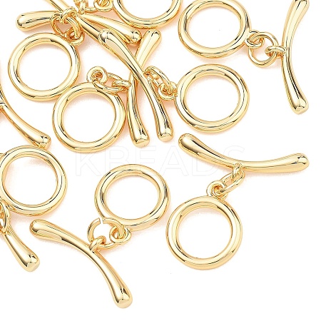 SHEGRACE Brass Toggle Clasps XGRQ2C236-399G-1