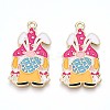 Alloy Enamel Pendants ENAM-T022-01C-1