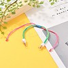 Adjustable Nylon Thread Braided Bead Bracelet Making AJEW-JB00791-01-4