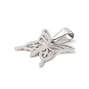 Non-Tarnish 304 Stainless Steel Pendants LS-STAS-I135-32P-01-2