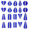 20Pcs 10 Styles Opaque Resin & Wood Pendants RESI-TA0004-68-2