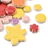 Gloss Glazed Flower & Shell & Mushroom Ceramic Mosaic Tiles PR-CBA4734-04-2