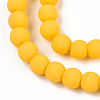 Opaque Glass Beads Strands GLAA-T032-P4mm-MD08-2