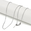 304 Stainless Steel Cable Chains Necklaces NJEW-H042-06P-1