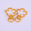 Iron Swivel Lobster Clasps KS-TAC0003-09G-1