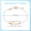 1pc Adjustable Nylon Cord Slider Bracelets for Women BJEW-LP0001-33P-G-2