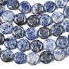 Natural Blue Spot Jasper Beads Strands G-L648-B08-15mm-5