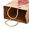 Christmas Theme Hot Stamping Rectangle Paper Bags CARB-F011-02A-5