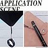 36Pcs Silicone Rings with 6Pcs Polyester Necklace Lanyard Anti-Loss Pendant Holder DIY-GF0008-08A-5