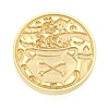 Halloween Series Wax Seal Brass Stamp Heads AJEW-M039-01H-2