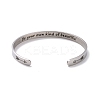 Non-Tarnish 304 Stainless Steel Open Cuff Bangle LS-BJEW-G653-01P-05-2