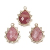 Natural Rhodonite Faceted Pendants G-K347-06G-04-1
