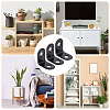 20 Sets 304 Stainless Steel Floating Shelf Brackets DIY-CP0012-49B-4