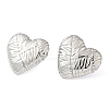 Non-Tarnish 304 Stainless Steel Stud Earrings LS-EJEW-G364-21P-1