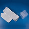 Transparent Plastic PET Box Gift Packaging CON-WH0052-8x8cm-4