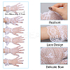 6 Pairs 6 Styles Polyester Lace Gloves AJEW-GL0002-71-2