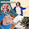 120Pcs 5 Colors Wood European Beads WOOD-FG0001-49-6