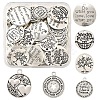50Pcs Tibetan Style Alloy Pendants TIBE-FS0003-25-RS-1