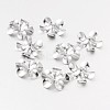 Flower 5-Petal 316 Surgical Stainless Steel Bead Caps X-STAS-M257-01-1