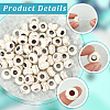 80Pcs Dyed Synthetic Turquoise European Beads SPDL-SC0001-02B-5