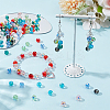 160Pcs 8 Styles Transparent Electroplate Glass Beads EGLA-GA0001-35-4