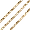 304 Stainless Steel Figaro Chains CHS-G050-04G-1