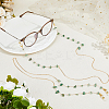 2Pcs Alloy & Natural Gemstone Chips Chains for Eyeglasses HJEW-FH00129-4