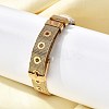 304 Stainless Steel Watch Band Bracelets BJEW-L714-01G-1